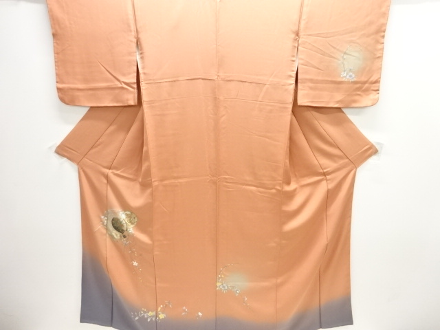 手鏡に花模様訪問着